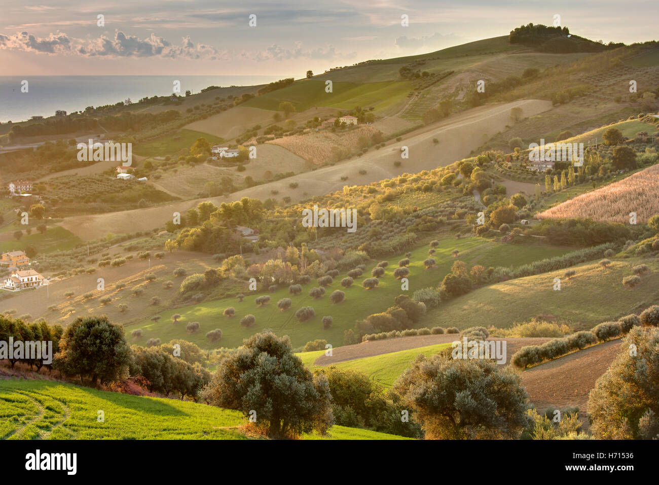 Regione Abruzzo, Italia centrale Foto Stock