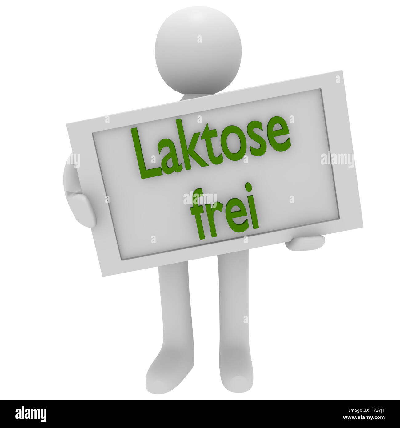 Senza lattosio tedesco concept Foto Stock