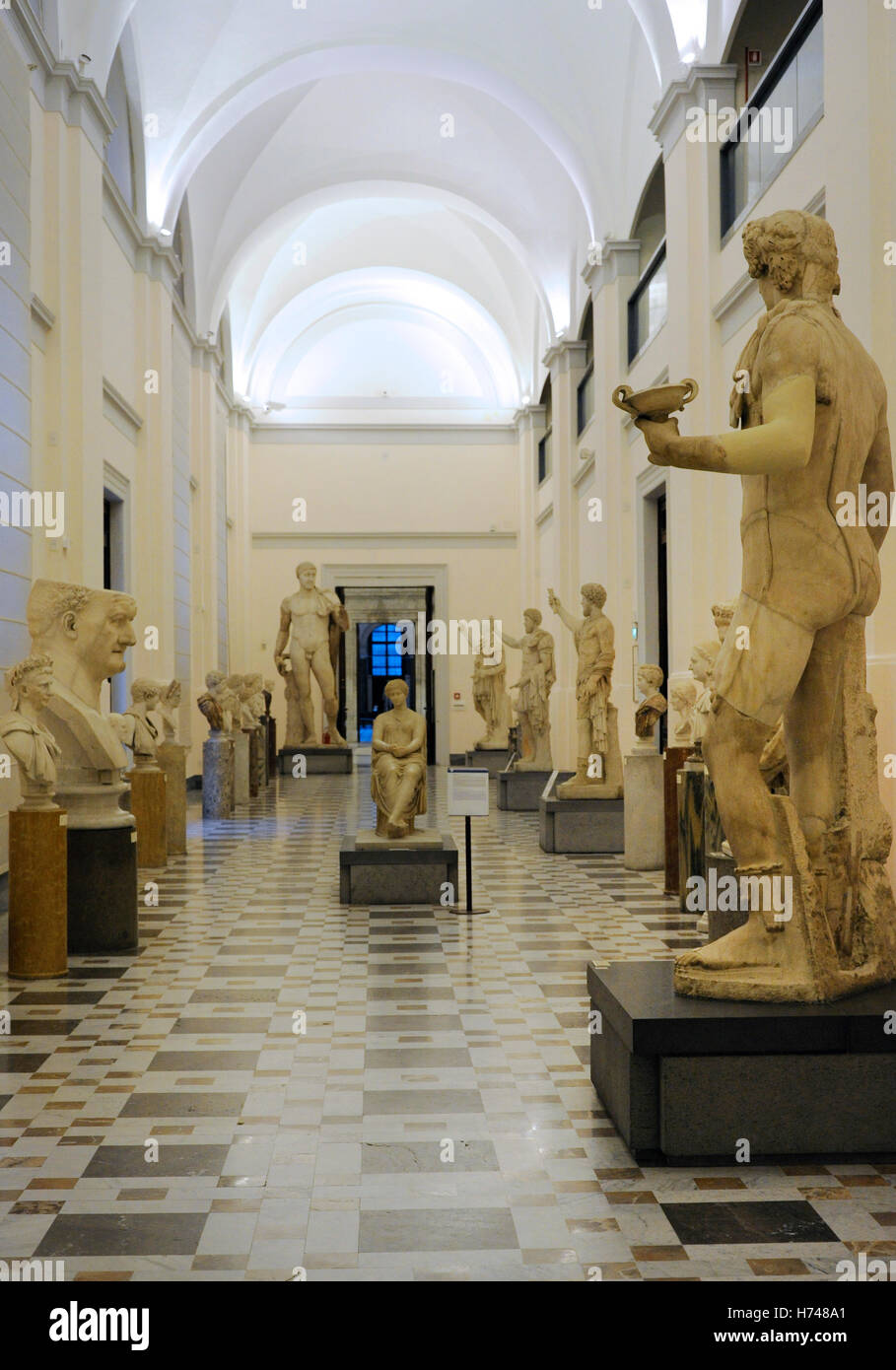 Collezione Farnese. Museo Archeologico Nazionale di Napoli. L'Italia. Foto Stock