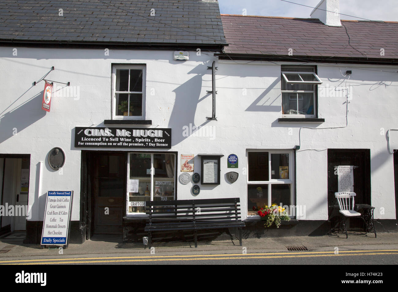 Nancy's Bar, Ardara, Donegal, Irlanda Foto Stock