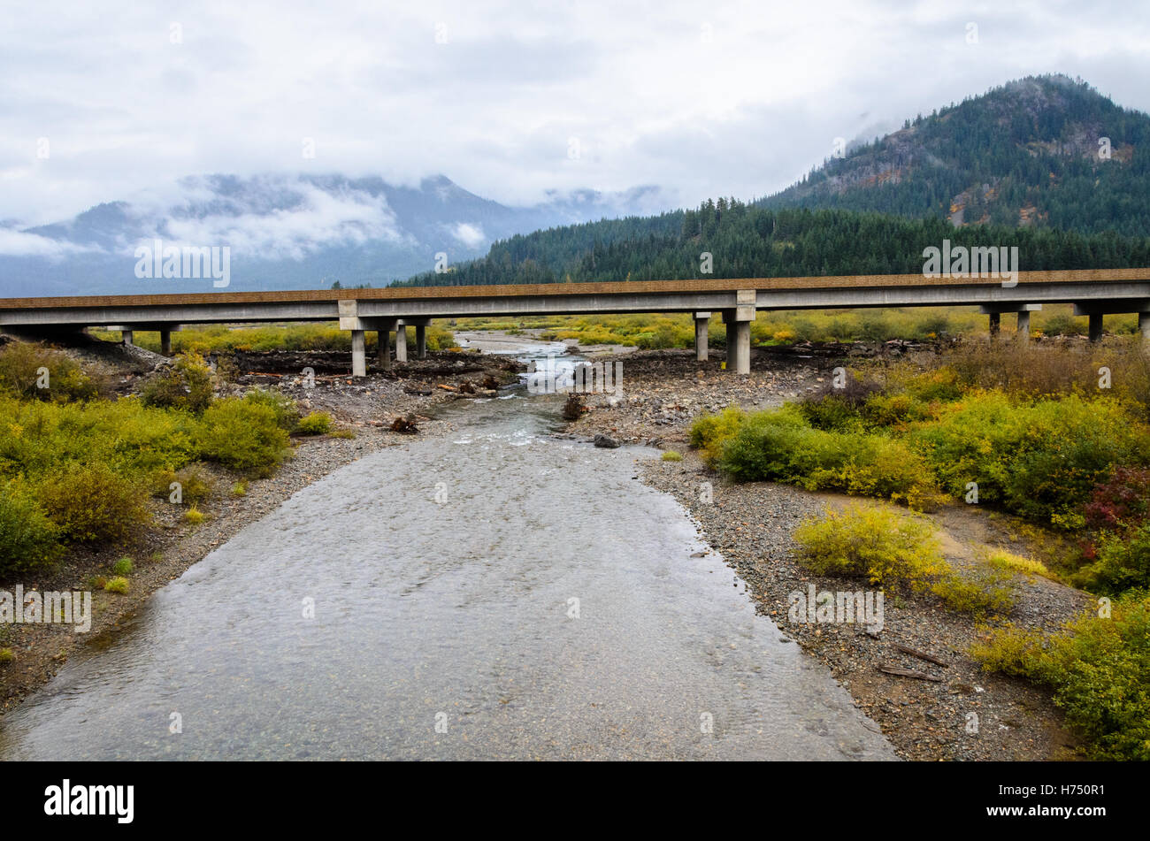 Canada gamma cascata Everett Foto Stock