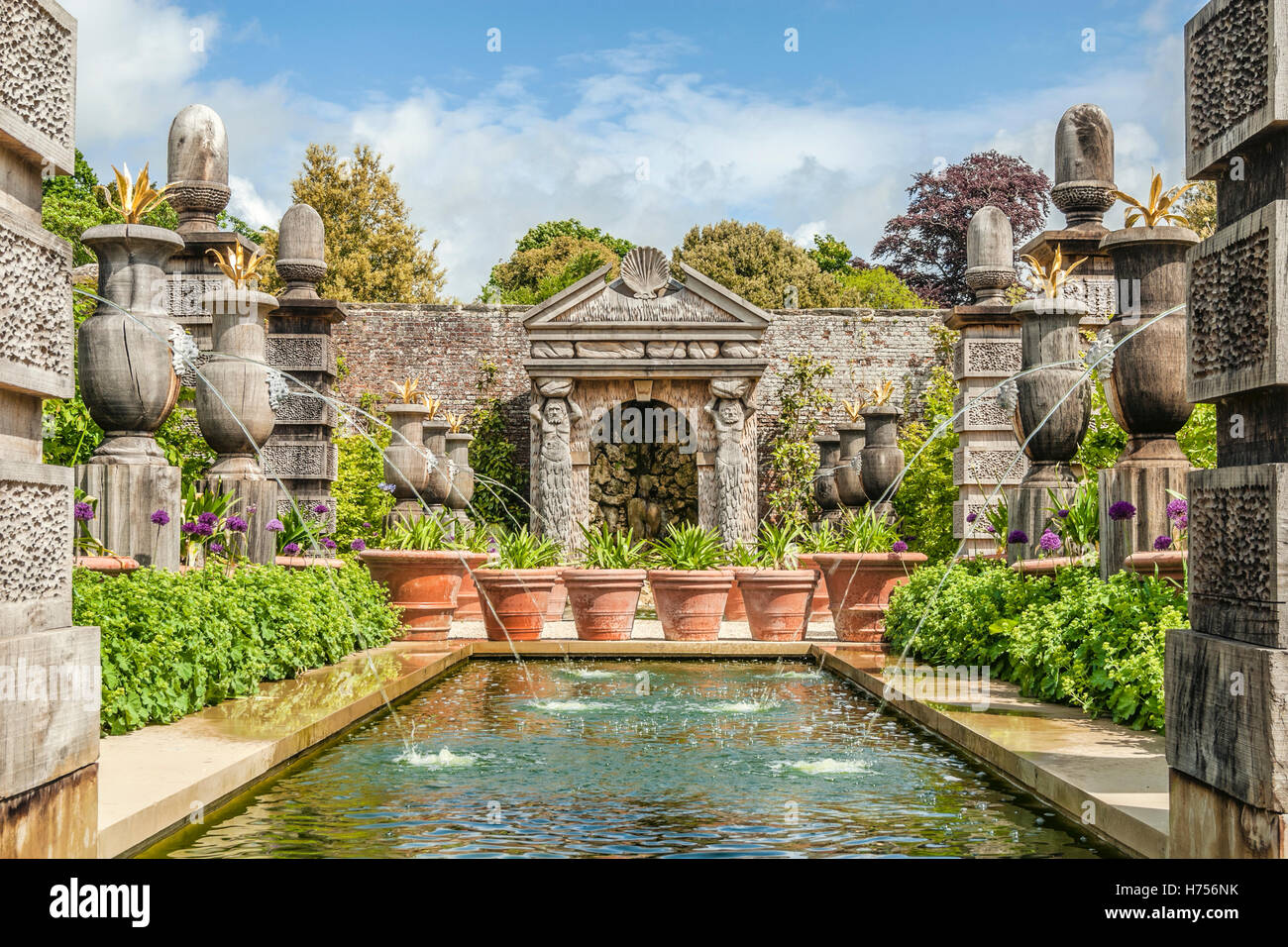Il collettore Earls giardino al Castello di Arundel, West Sussex, in Inghilterra Foto Stock