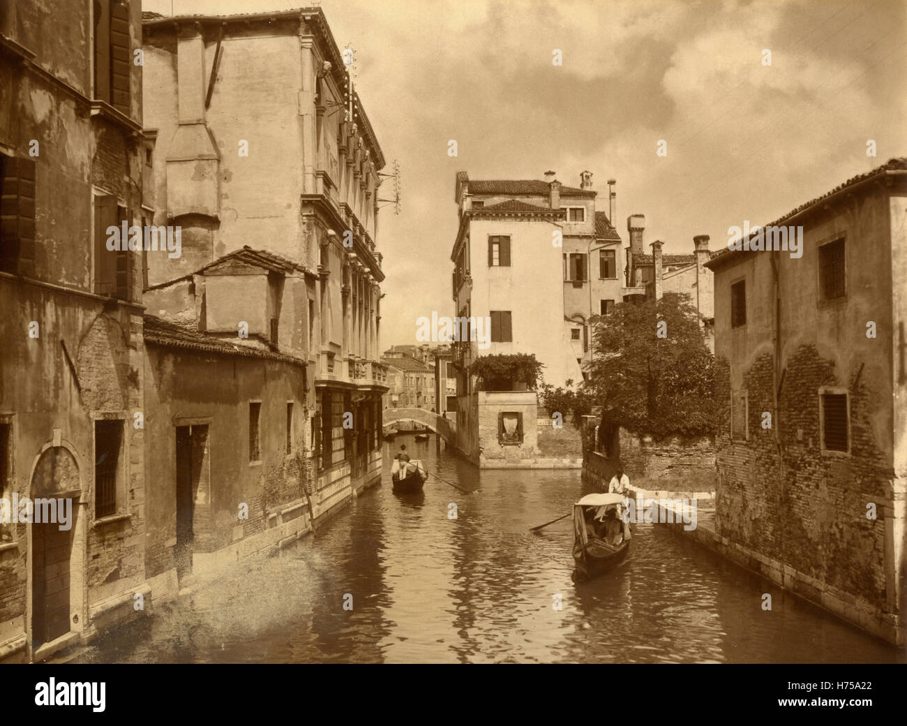 Rio Sant Agostin Venezia Italia Foto stock - Alamy