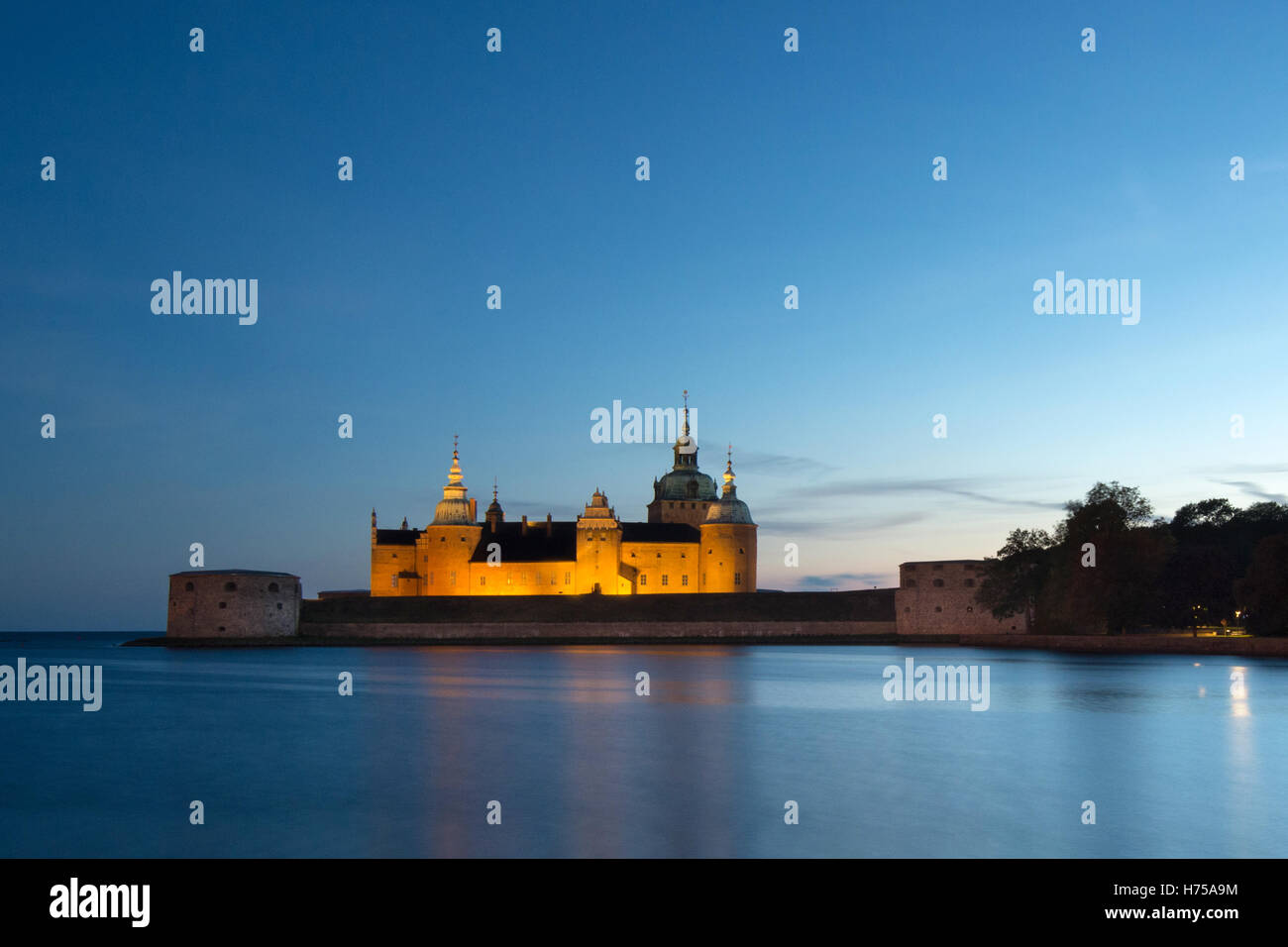 Il Castello di Kalmar (Kalmar Slott), provincia di Smaland in Svezia Scandinavia Europa Foto Stock