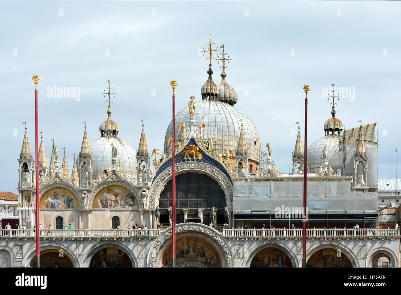 Basilica di San Marco di Venezia in Italia. Foto Stock