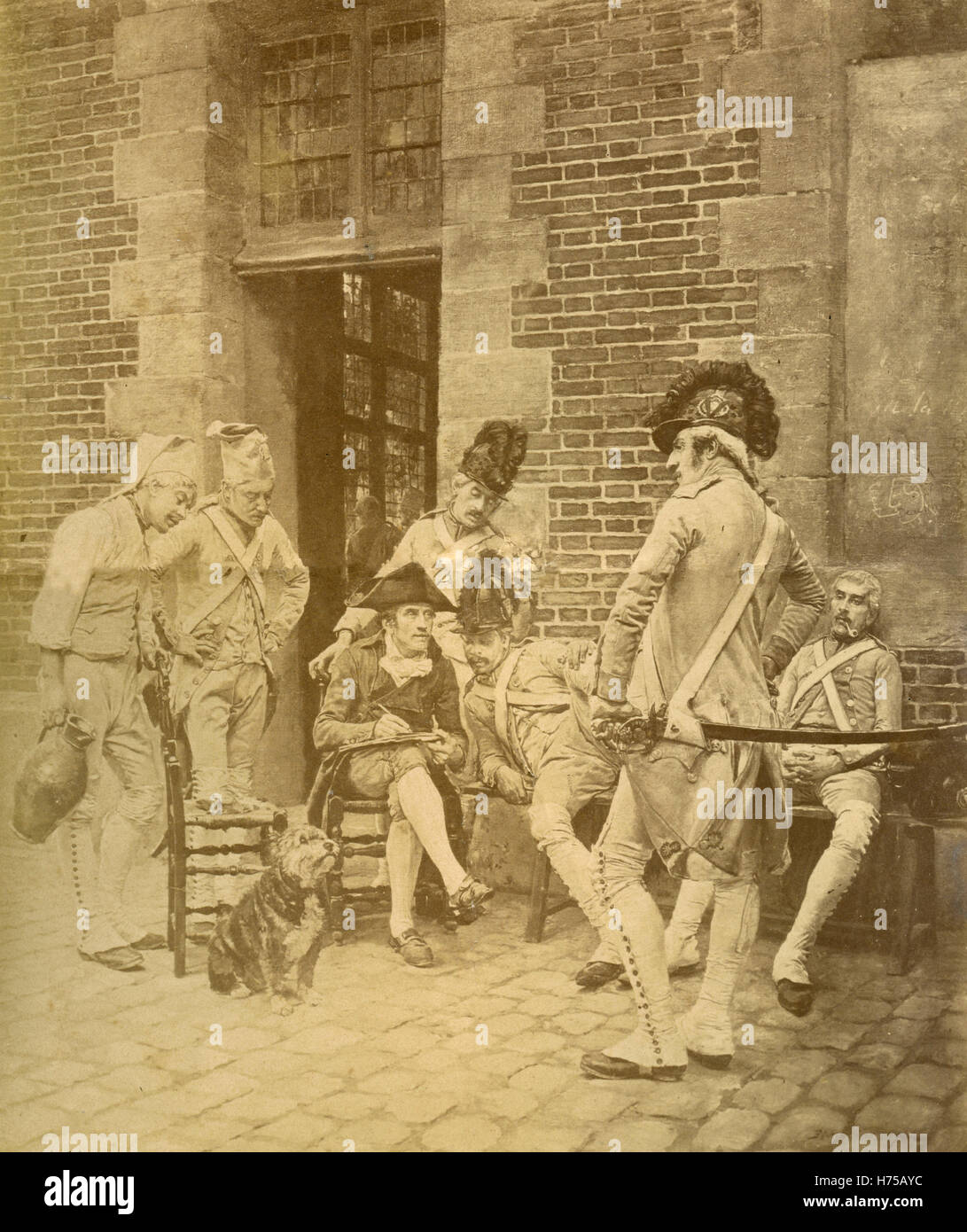 Il sergente ritratto dipinto da Jean-Louis-Ernest Meissonier, 1850 Foto Stock