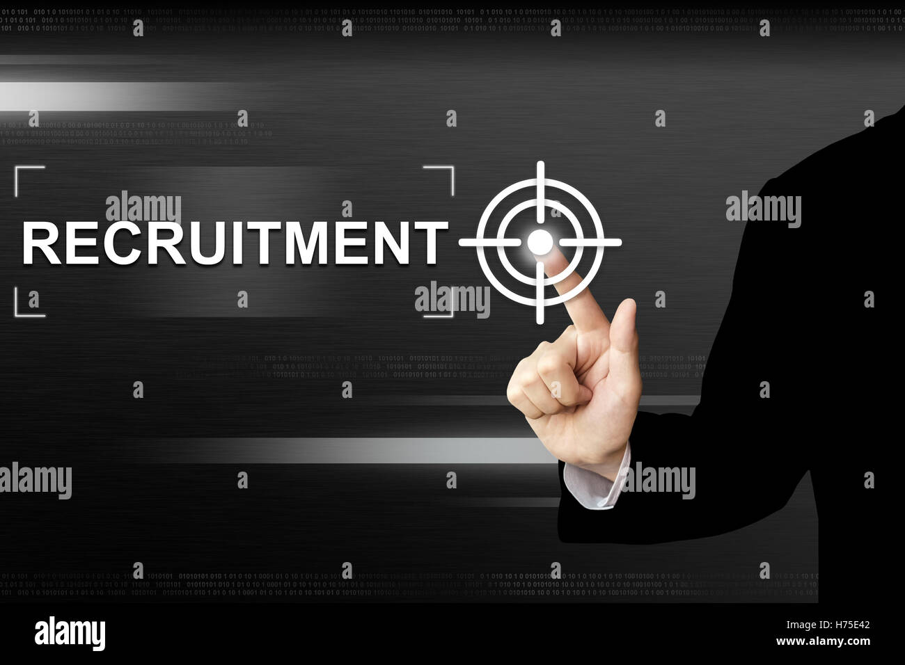 Carriera intervista di applicazione del modello di lavoro il progetto di piano di concetto di progetto di comunicazione i rapporti aziendali business deal Foto Stock