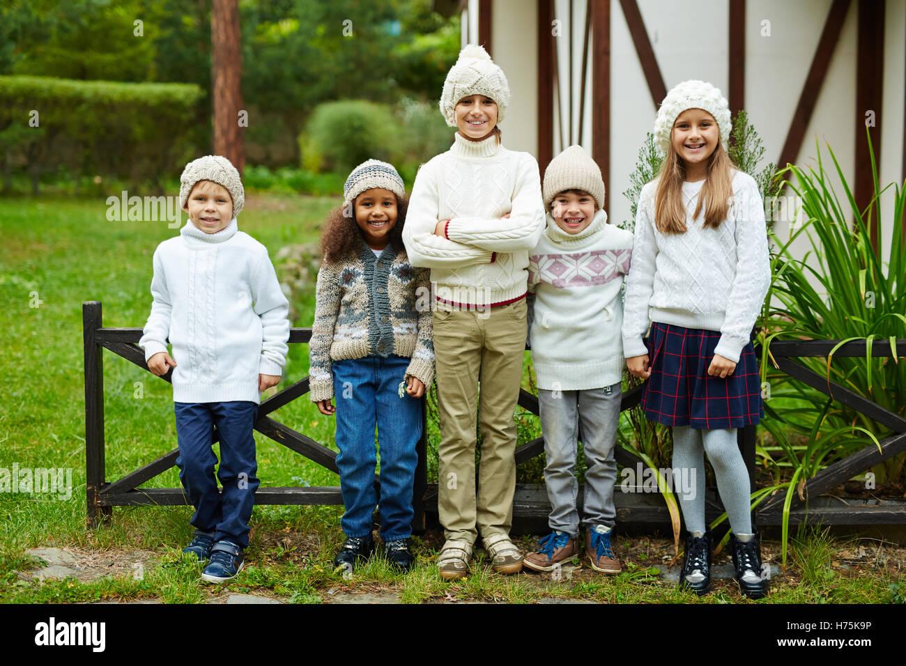Scuola privata ai partecipanti Foto Stock