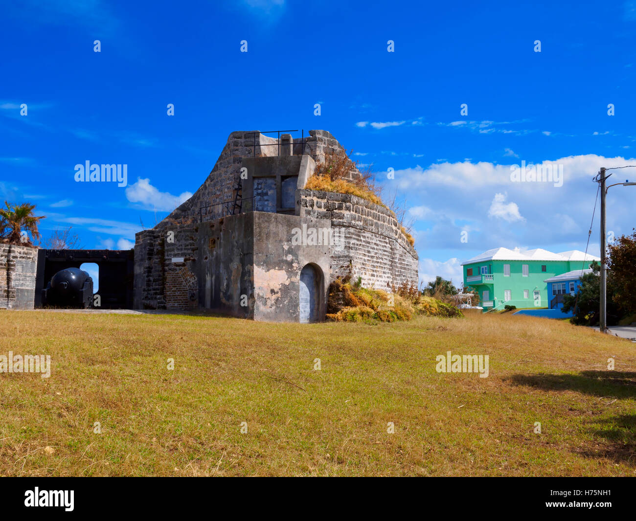 Alexandra batteria, St George's, Bermuda Foto Stock