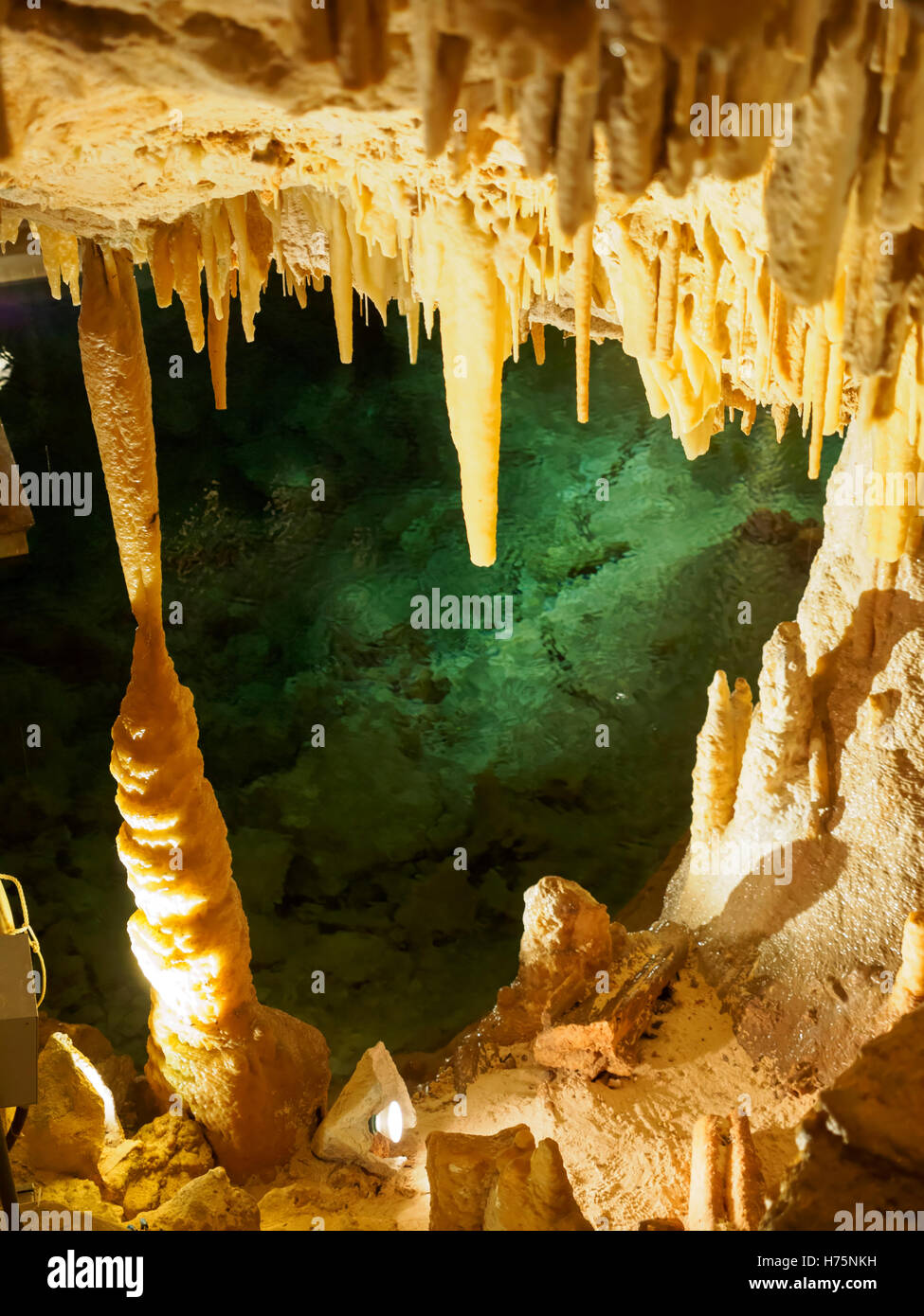 La Grotta dei Cristalli, parrocchia di Hamilton, Bermuda Foto Stock
