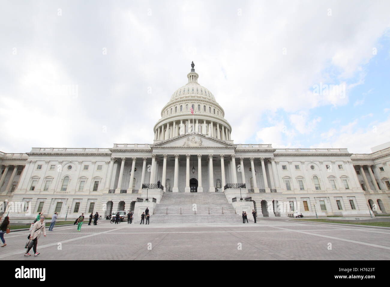 Negli Stati Uniti la costruzione di capitale in Washington, DC Foto Stock