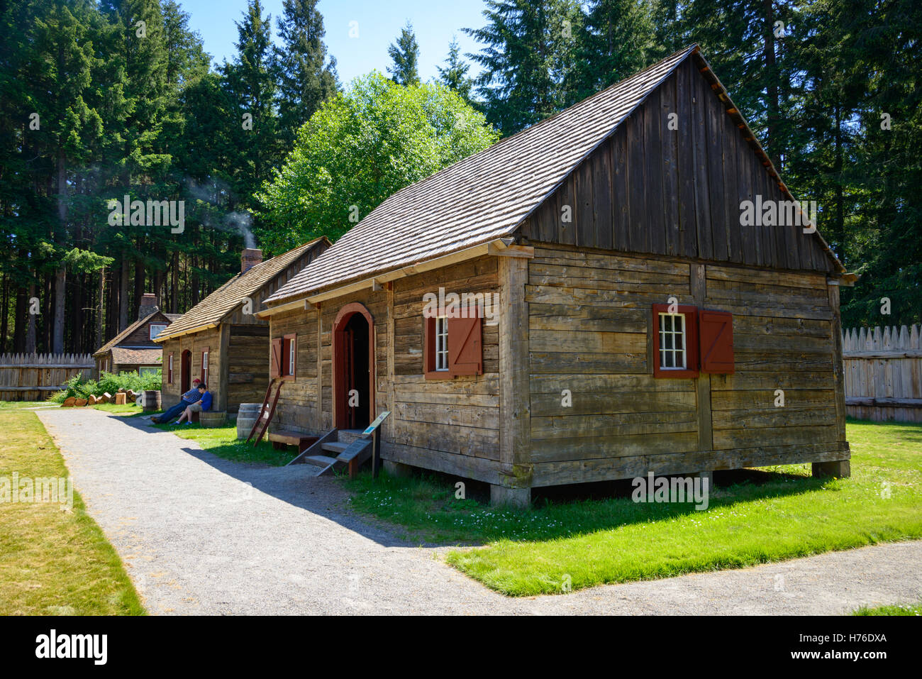 Fort Nisqually Foto Stock