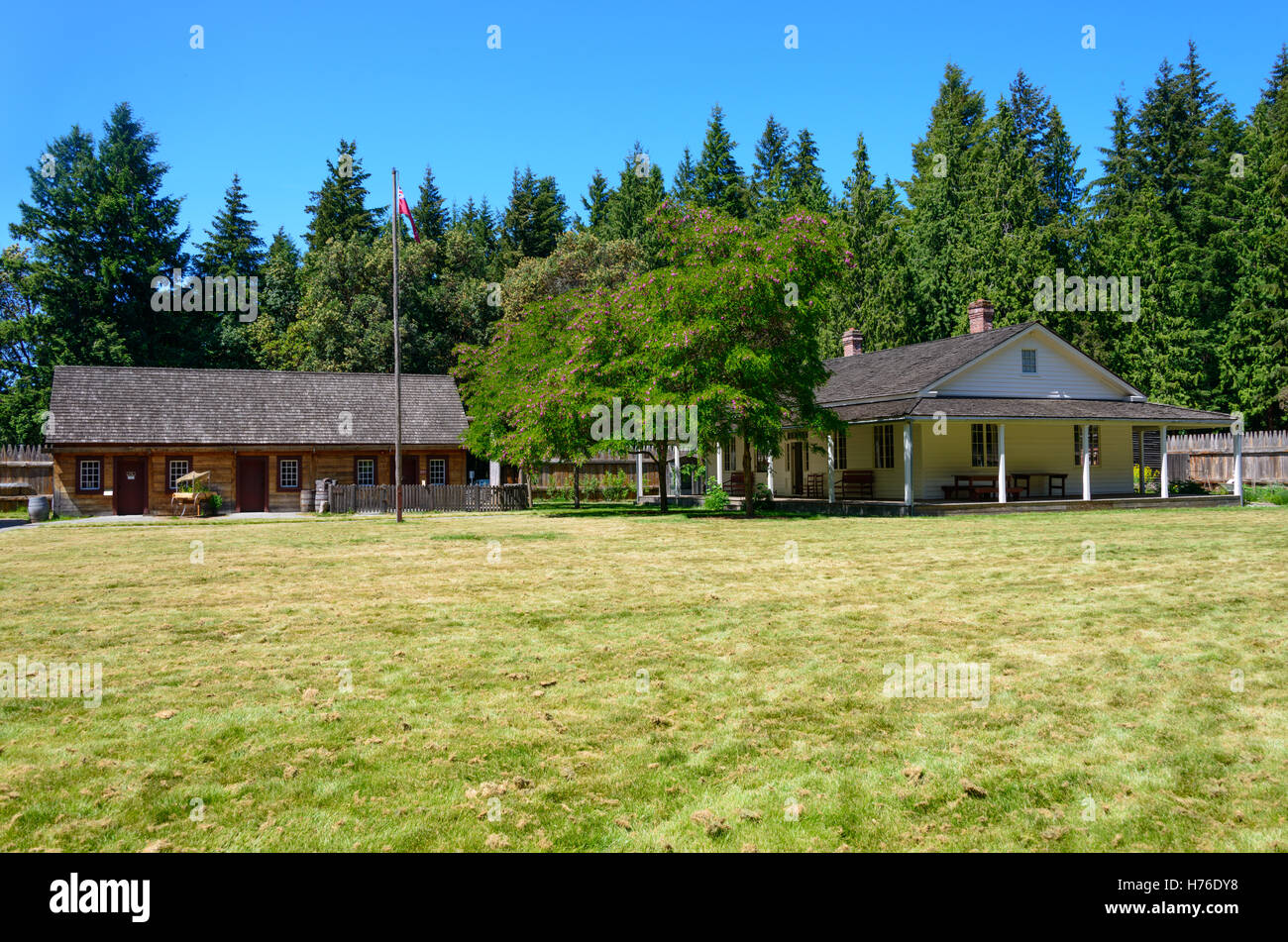 Fort Nisqually Foto Stock