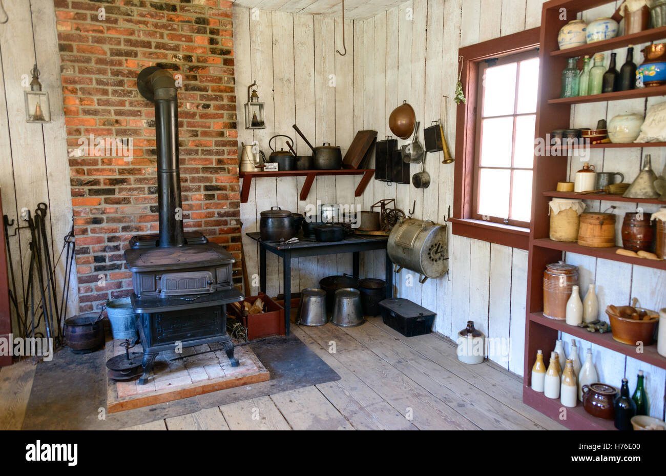 Fort Nisqually Foto Stock