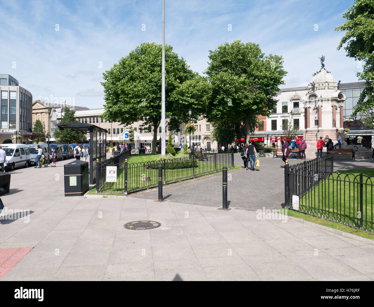 Kay giardini, Bury, Lancashire Foto Stock