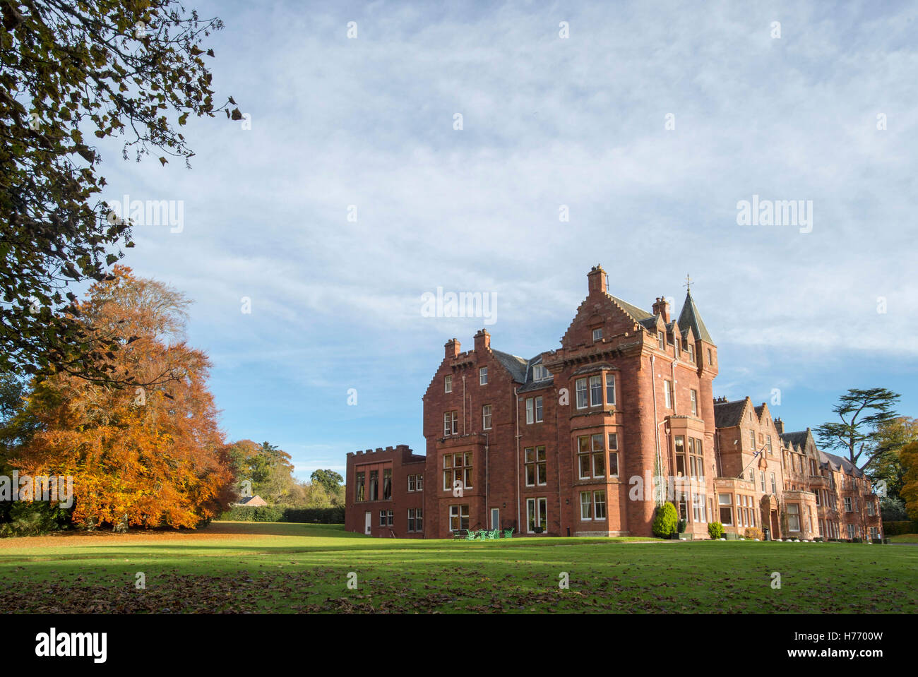 Dryburgh Abbey Hotel, vicino a St Boswells, Scottish Borders, Scozia UK. Foto Stock