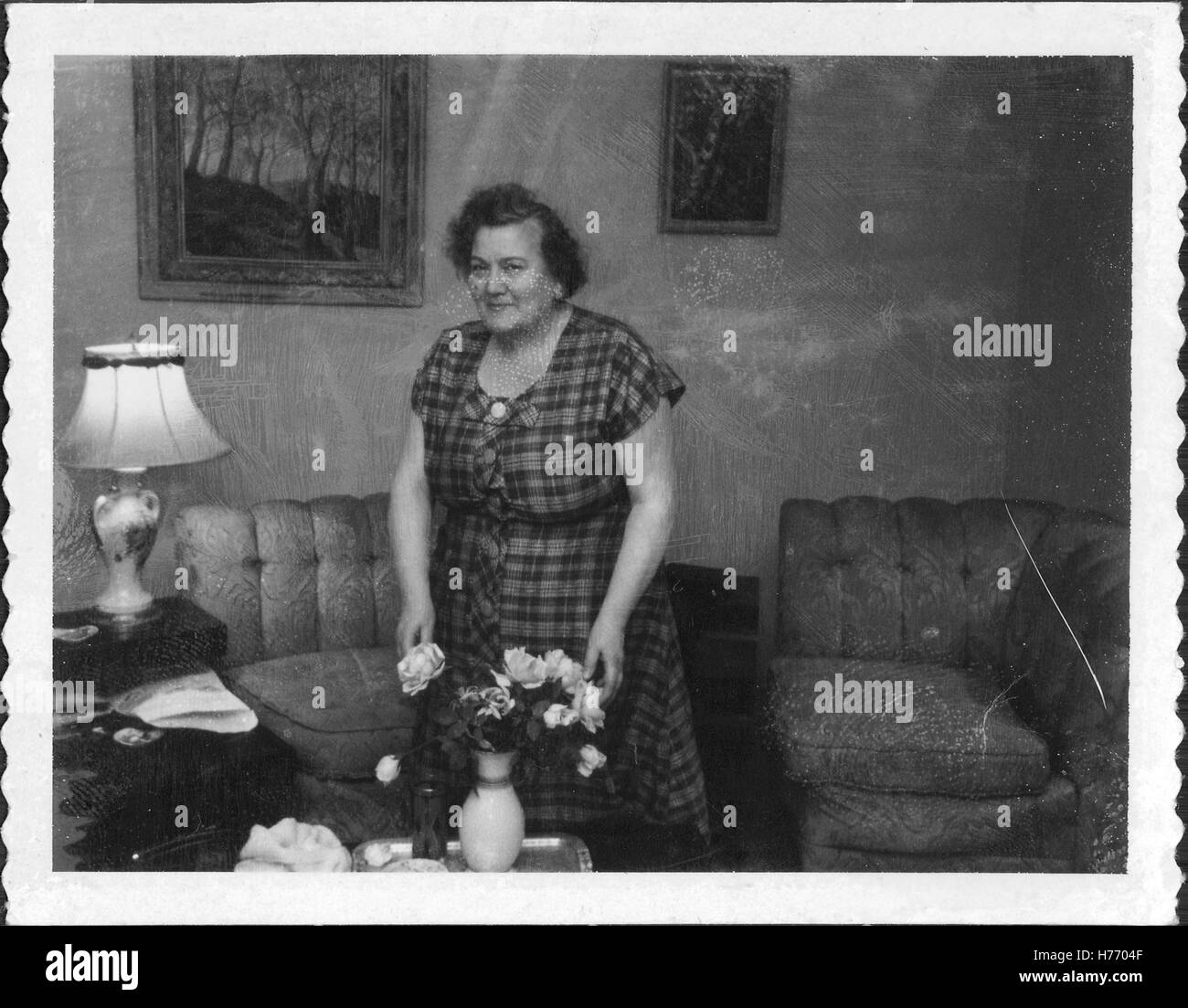 Archiviazione Vintage fotografia scattata nel 1933 Foto Stock