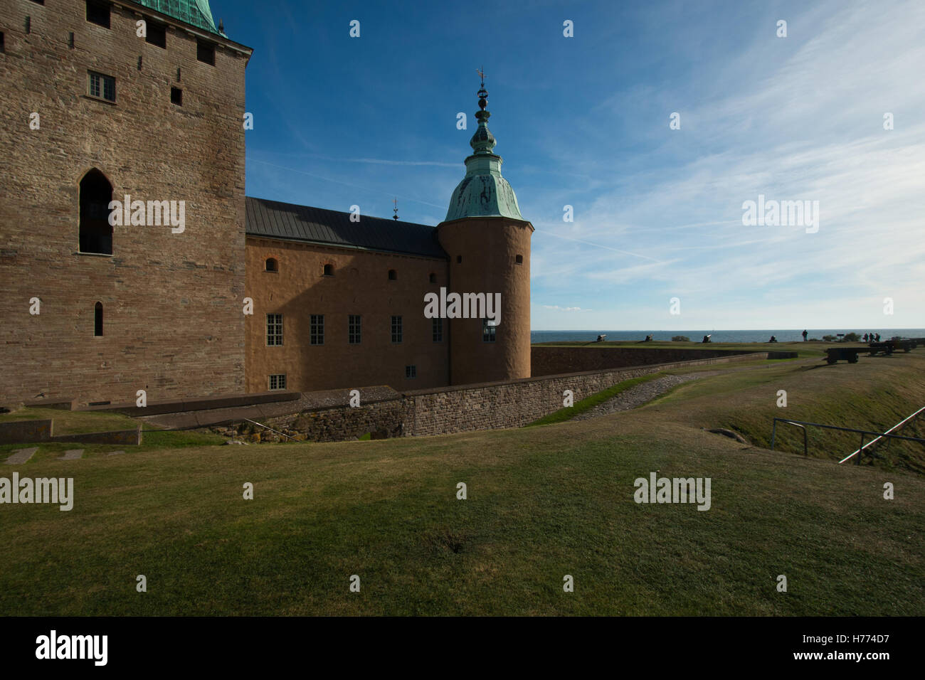 Il Castello di Kalmar (Kalmar Slott), provincia di Smaland in Svezia Scandinavia Europa Foto Stock