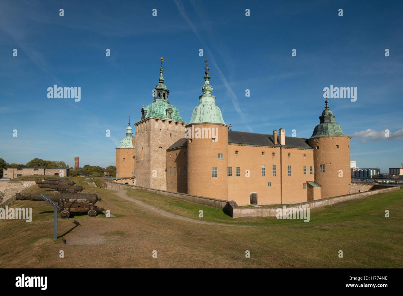 Il Castello di Kalmar (Kalmar Slott), provincia di Smaland in Svezia Scandinavia Europa Foto Stock