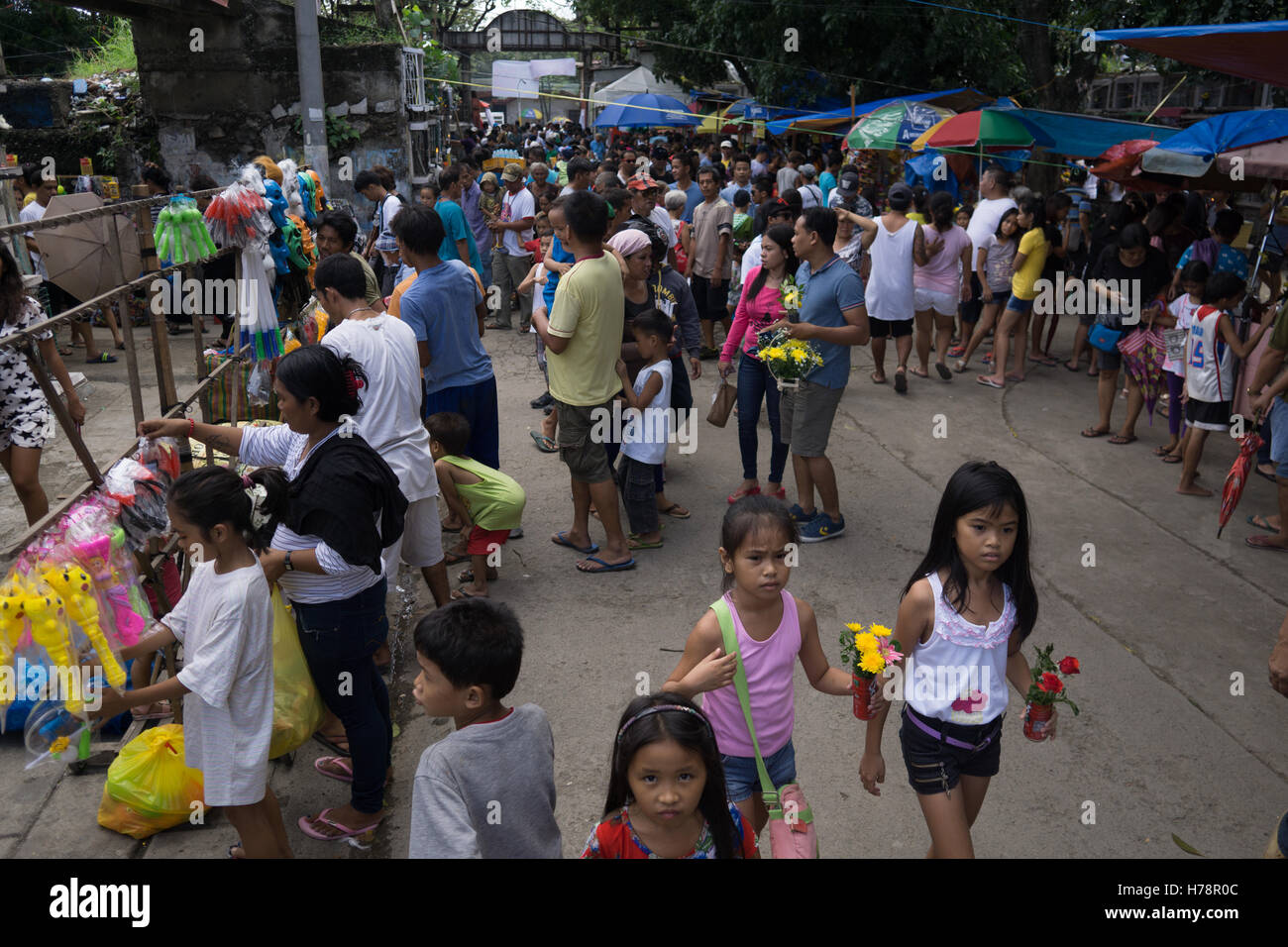 01/11/2016,Cimitero Calamba,Cebu City, Filippine Foto Stock