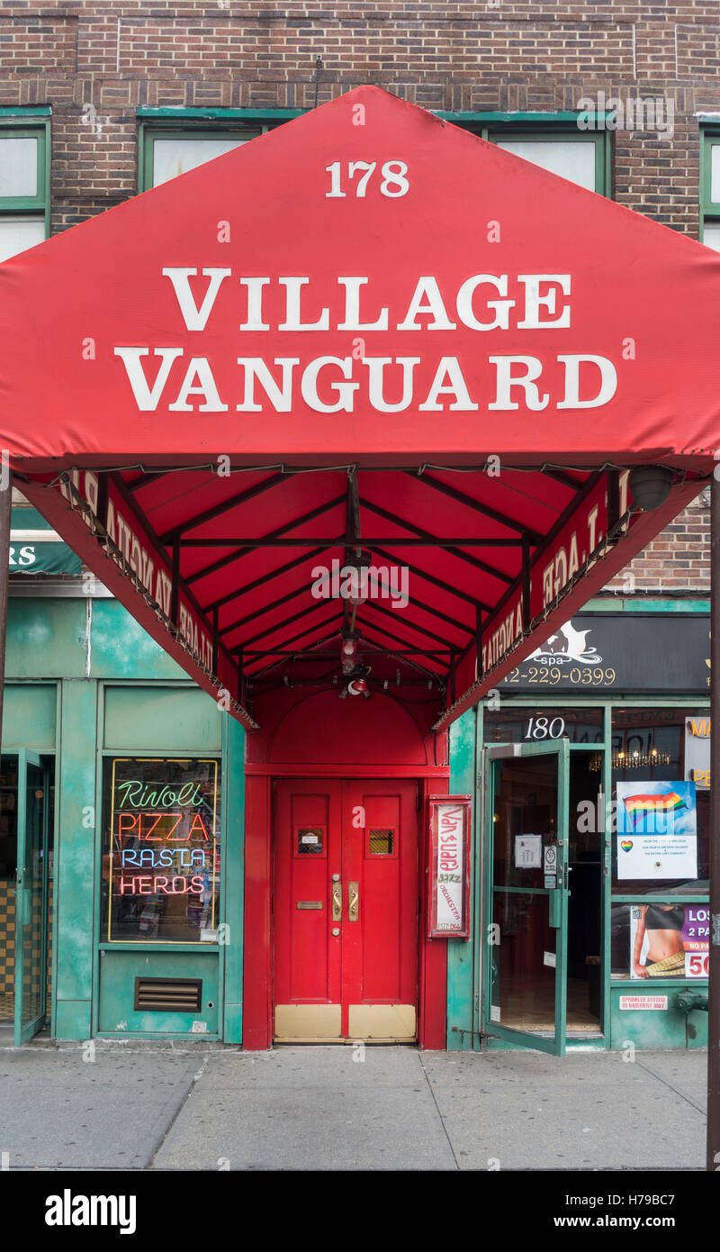 Village Vanguard jazz club di New York Foto Stock