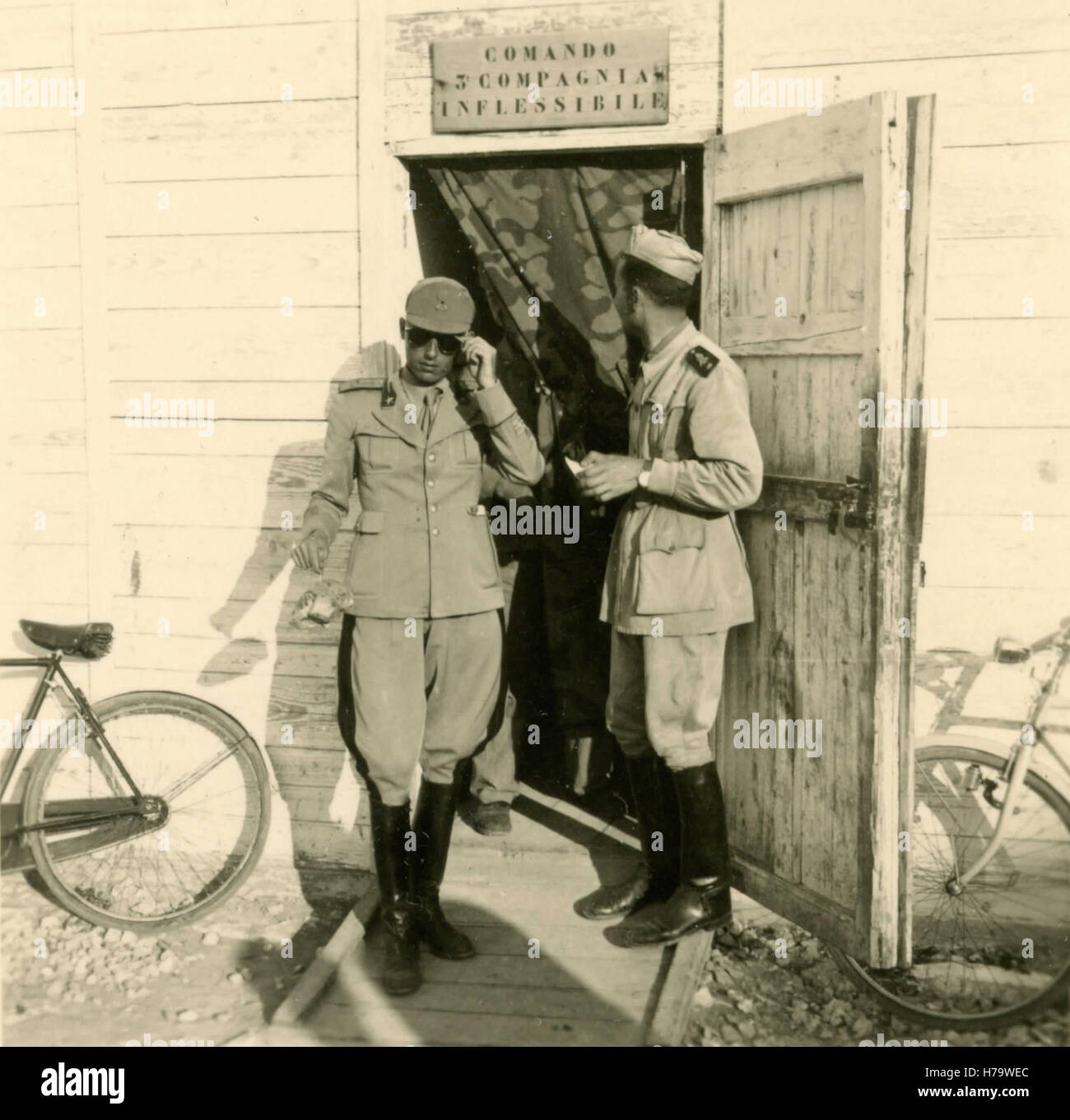 L'Esercito Italiano ufficiali Foto Stock