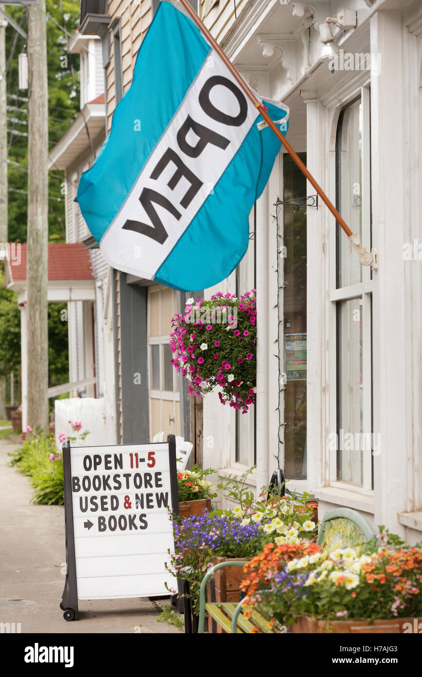 Bookstore in Catskill Villaggio di Hobart, New York, Stati Uniti d'America. Foto Stock