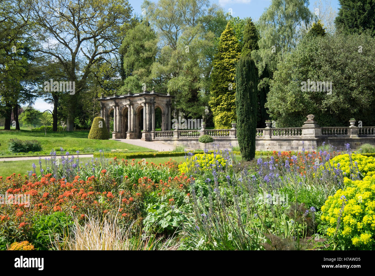 Trentham Gardens, Trentham Estate, Stoke-on-Trent, Staffordshire Foto Stock