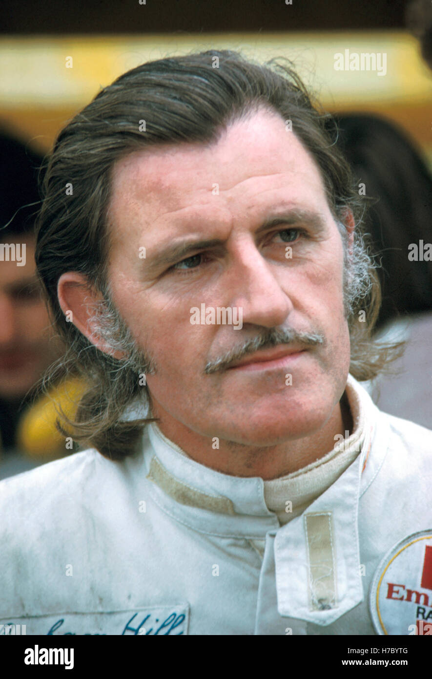 1974 Graham Hill British motor racing driver Foto Stock