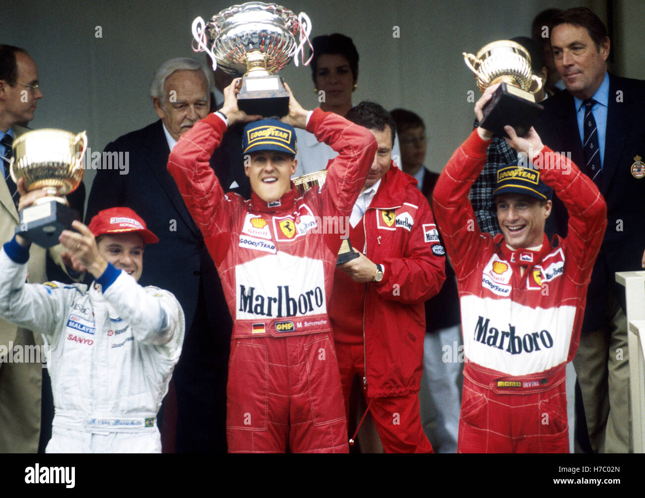 1997 Michael Schumacher Royals Monaco Foto Stock