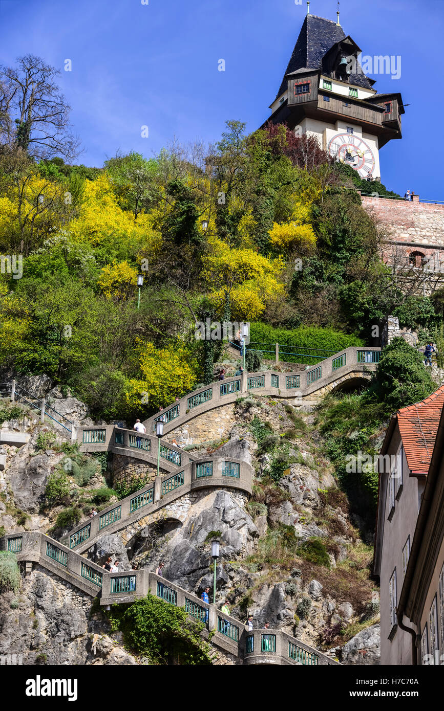 Parco del Castello, Garz, Austria Foto Stock