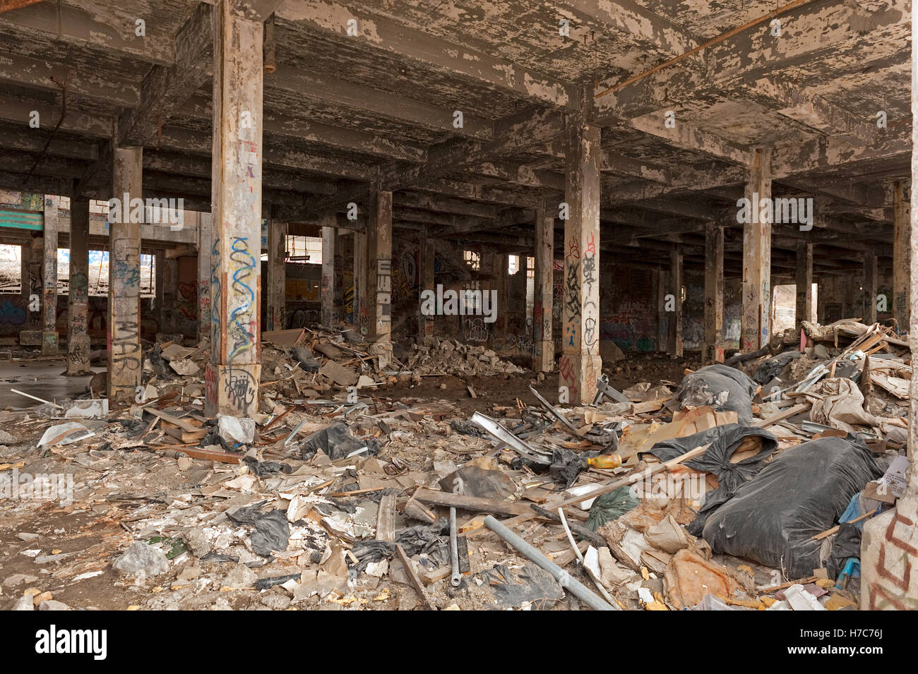 Fabbrica abbandonata 4 Foto Stock
