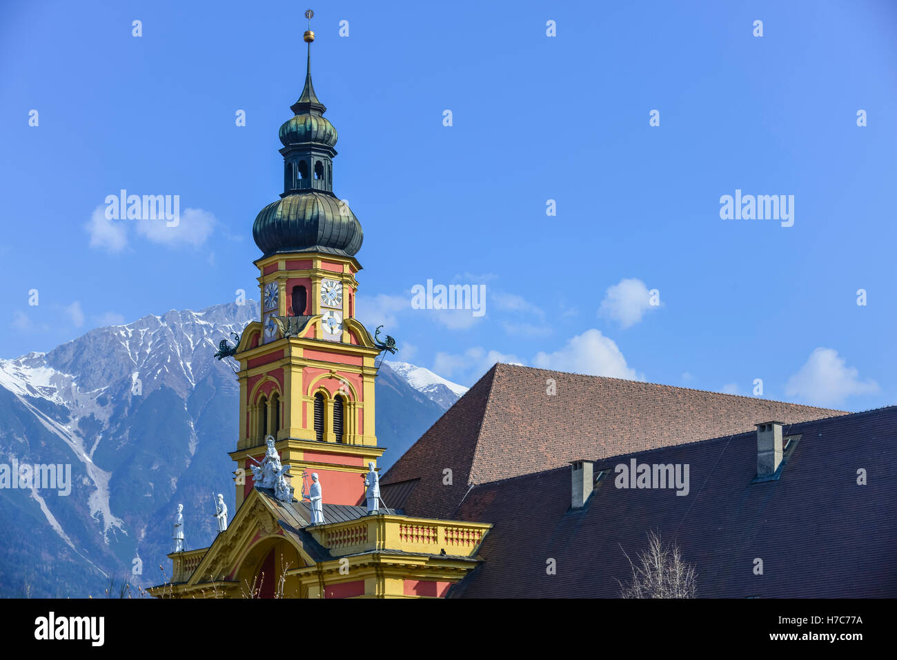 Stift Wilten Monastero, Innsbruck, Austria Foto Stock