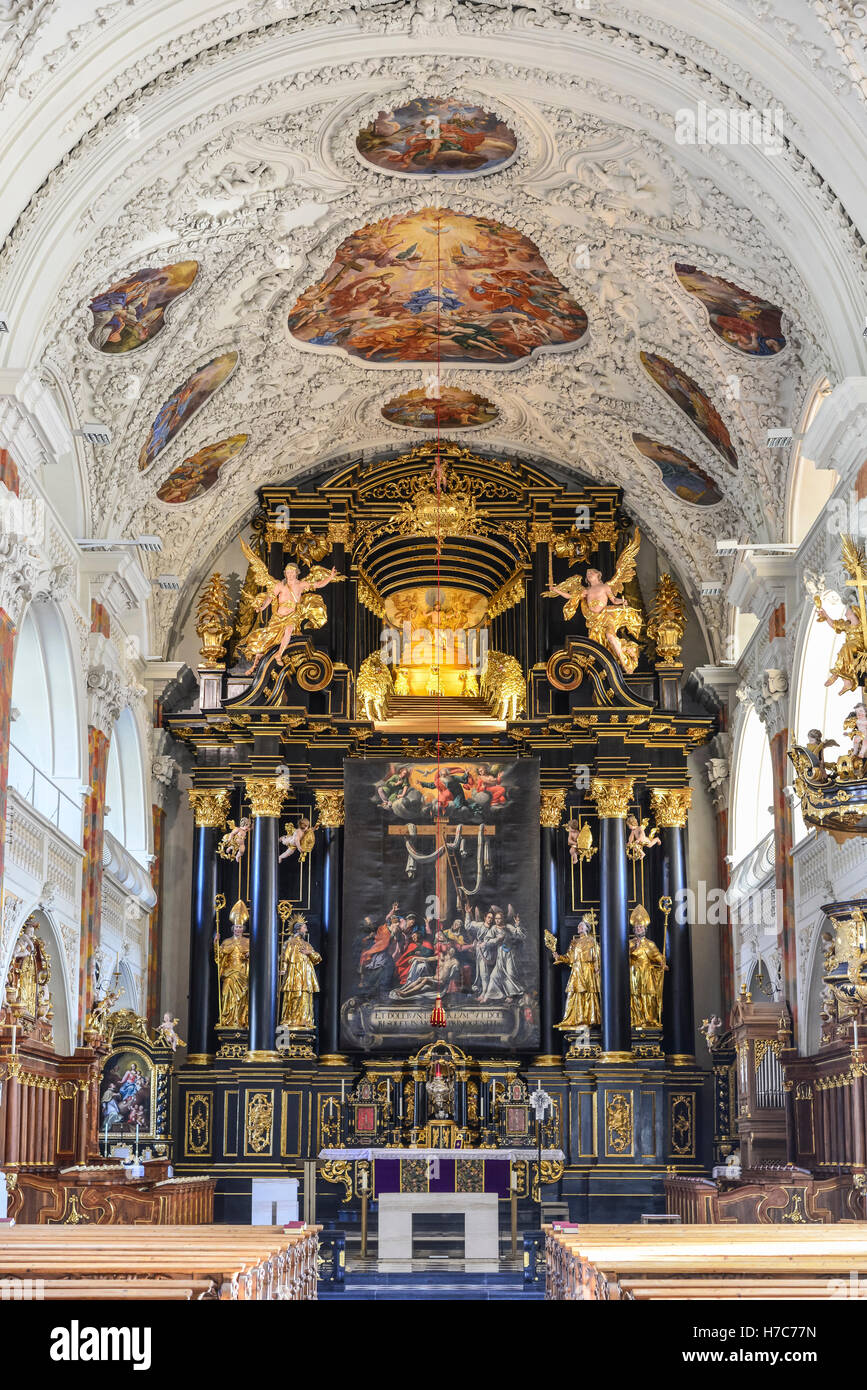 Stift Wilten Monastero, Innsbruck, Austria Foto Stock