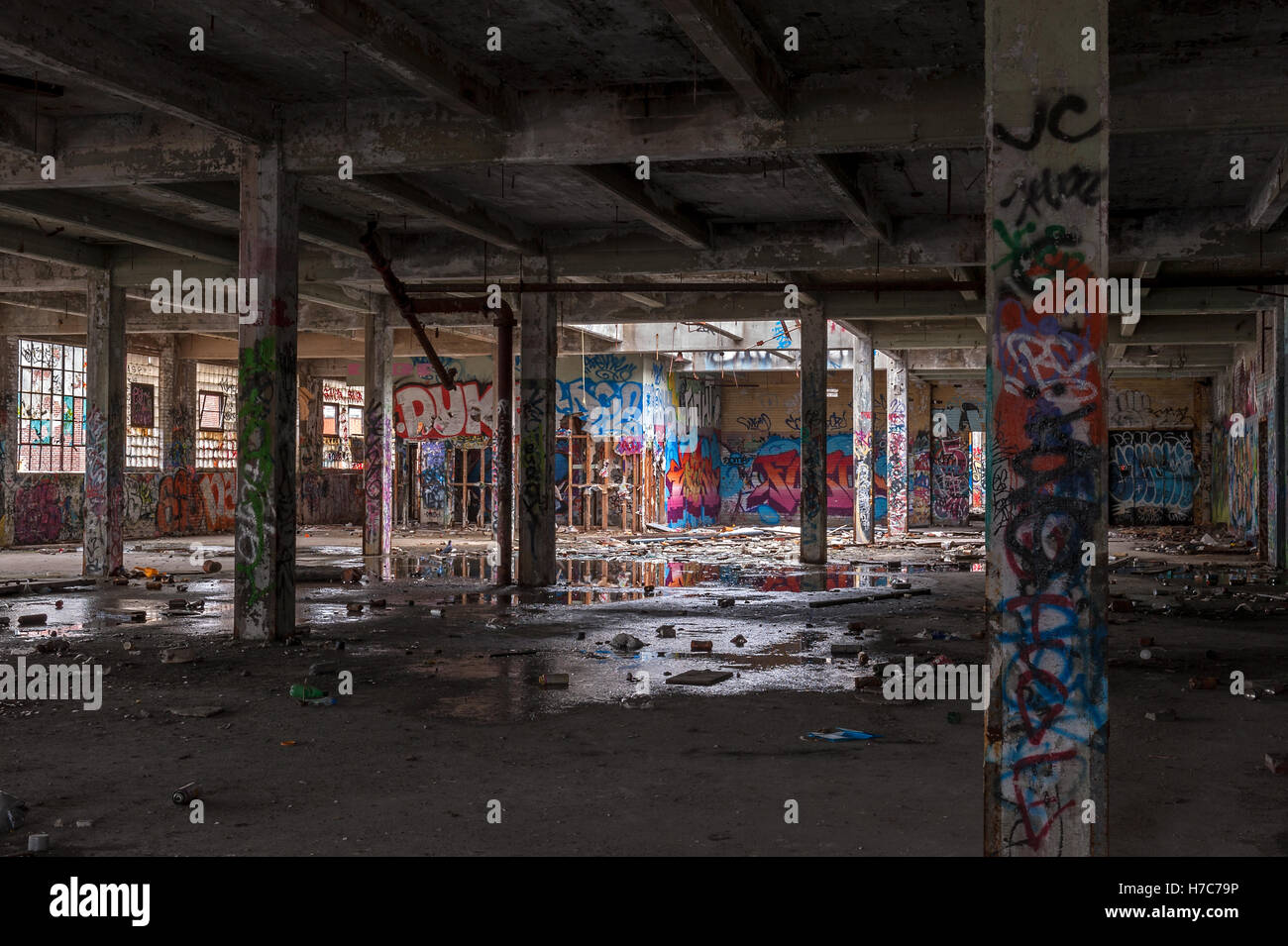 Fabbrica abbandonata 1 Foto Stock