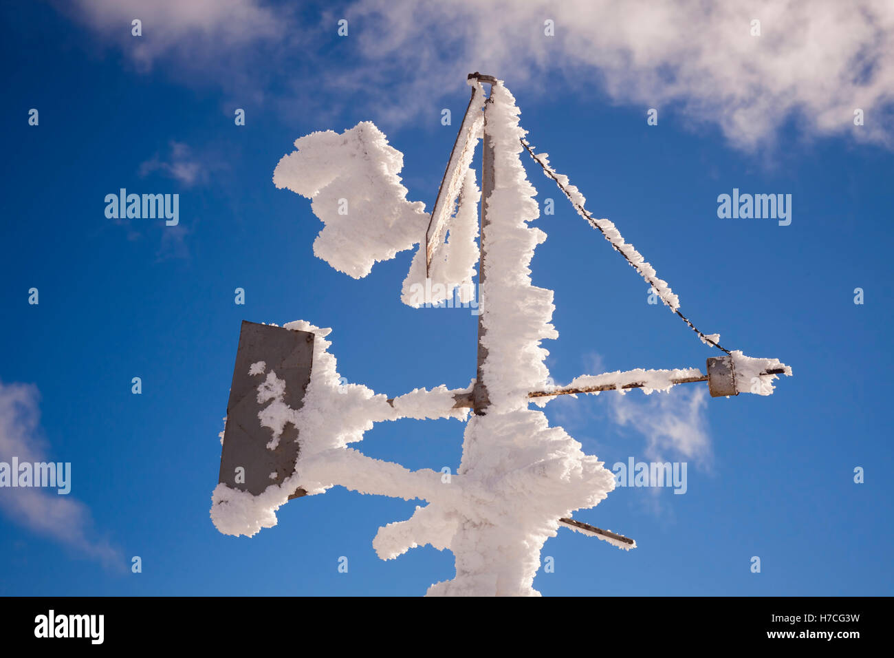 Anemometro per la misurazione del vento Foto Stock