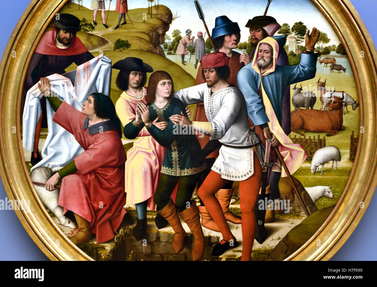 Il Master di Affligem o Master della sequenza di Giuseppe 1470-1500 sud dei Paesi Bassi la scuola belga di Bruxelles Belgio Foto Stock