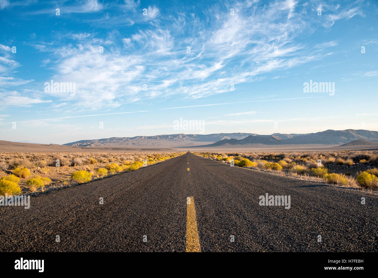 Emigrante Canyon Road, il Parco Nazionale della Valle della Morte, CALIFORNIA, STATI UNITI D'AMERICA Foto Stock