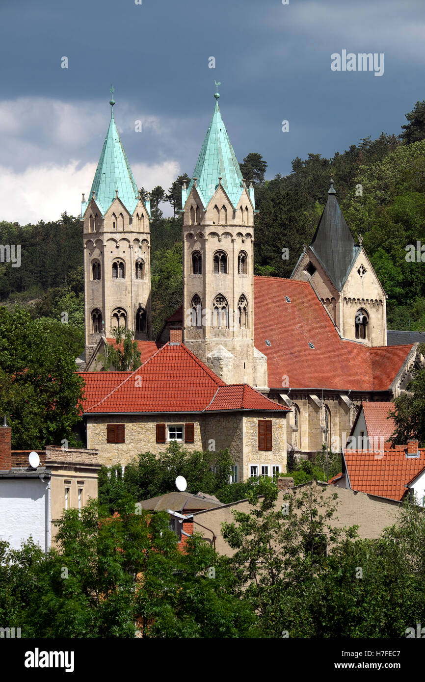 Chiesa di Santa Maria, Stadkirche St. Marien, Freyburg (Unstrut), Burgenlandkreis, Sassonia-Anhalt, Germania Foto Stock