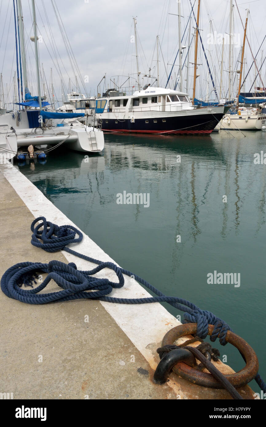 Ocean Village Marina, Gibilterra Foto Stock