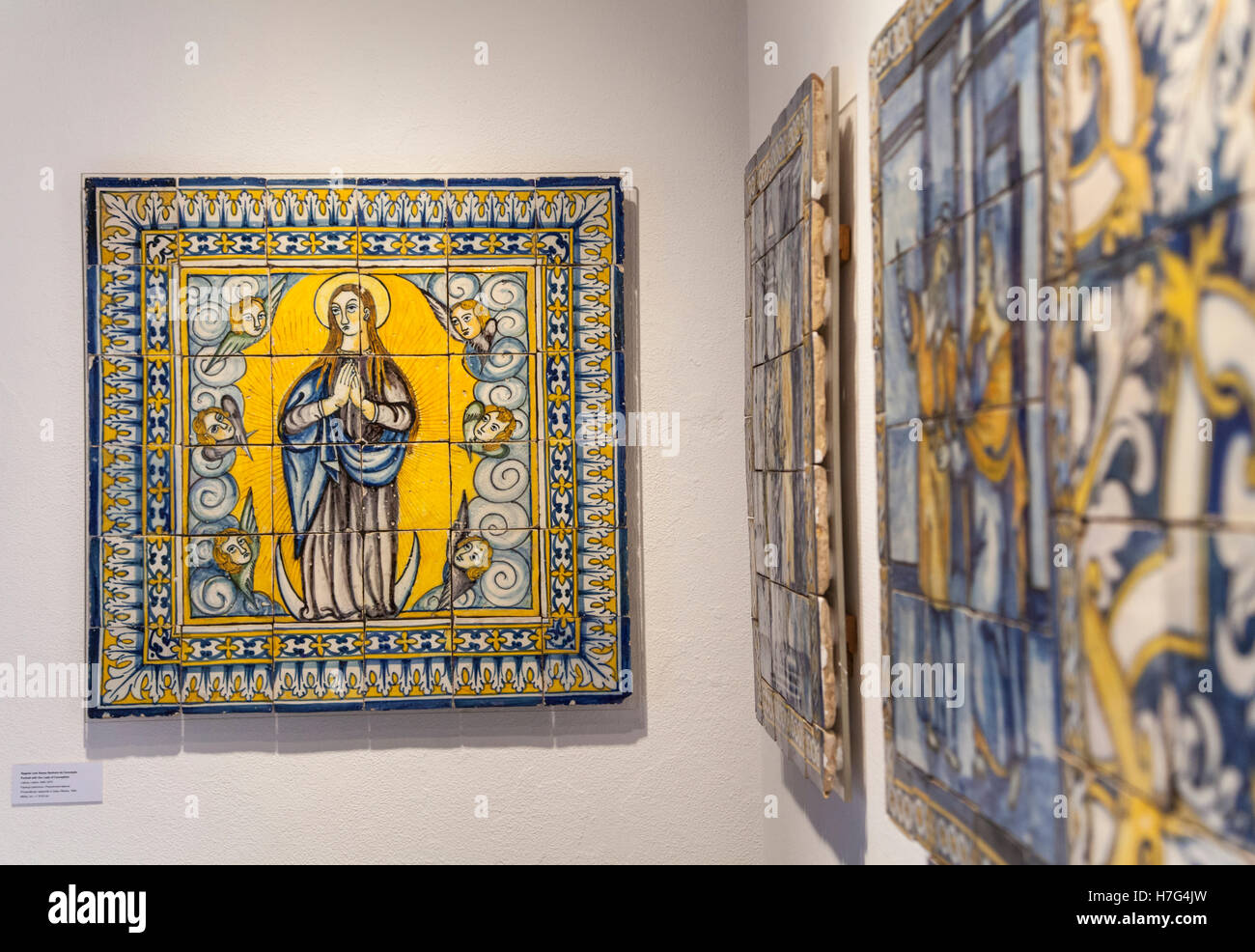 Il Museu Nacional do Azulejo, Museo Nazionale piastrelle Azulejo di Lisbona ( Lisboa ), Portogallo, Europa Foto Stock