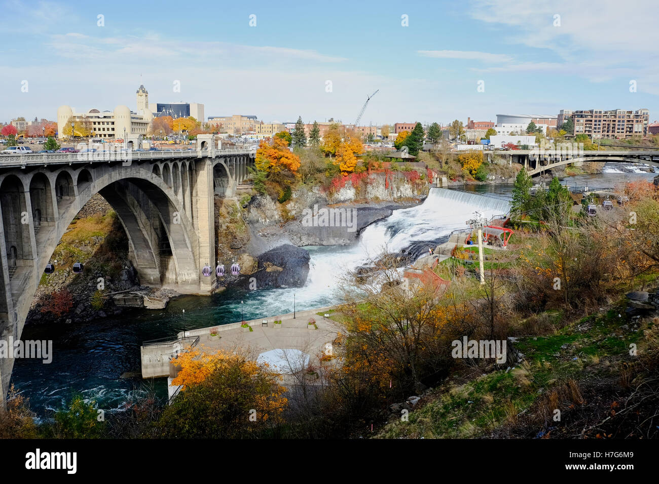 Washington acqua power station - Avista Foto Stock