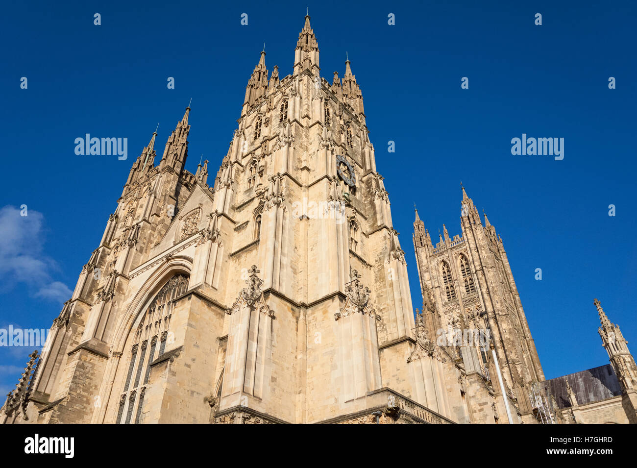 La Cattedrale di Canterbury in Canterbury Kent England Regno Unito Regno Unito Foto Stock