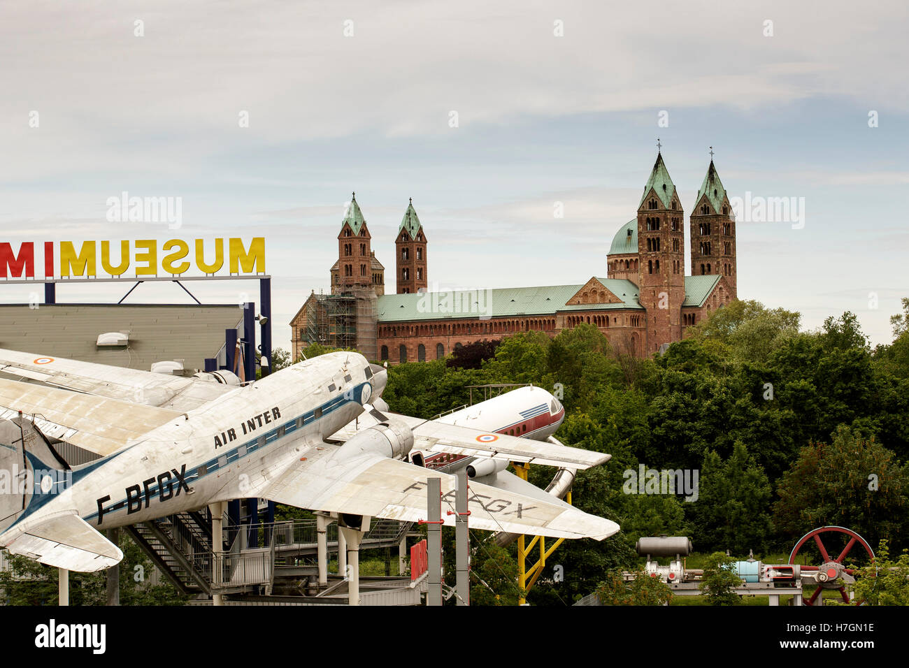 Viste del museo della tecnologia in Speyer Germania il 3 giugno 2013 Foto Stock