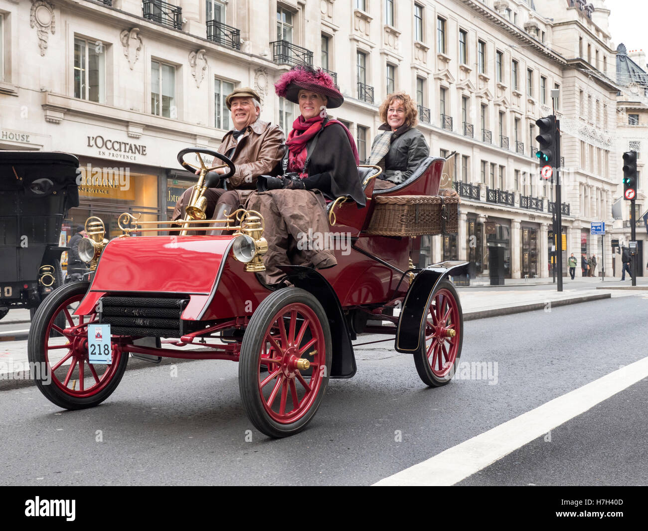 1903 Veterano Ford Auto in 2016 Regent Street Motor Show, Westminster London UK. 05/11/2016. Foto Stock