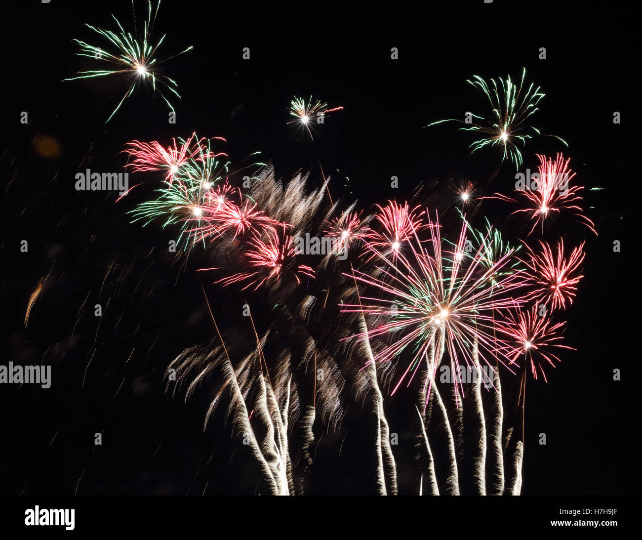 Epsom Surrey, Regno Unito. 5 novembre 2016. L annuale di fuochi d'artificio al gancio di Arena di Epsom è andato fuori con un bang. Credito: Julia Gavin UK/Alamy Live News Foto Stock