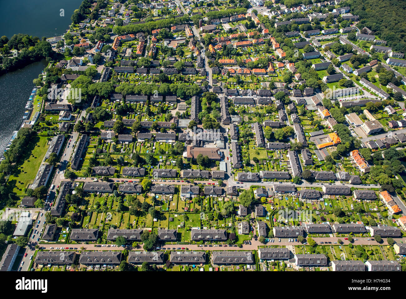 Antenna, Duisburg-Wedau Bissingheim, Germania Duisburg-Wedau Bissingheim, Germania Duisburg, la zona della Ruhr, Renania settentrionale-Vestfalia, Foto Stock