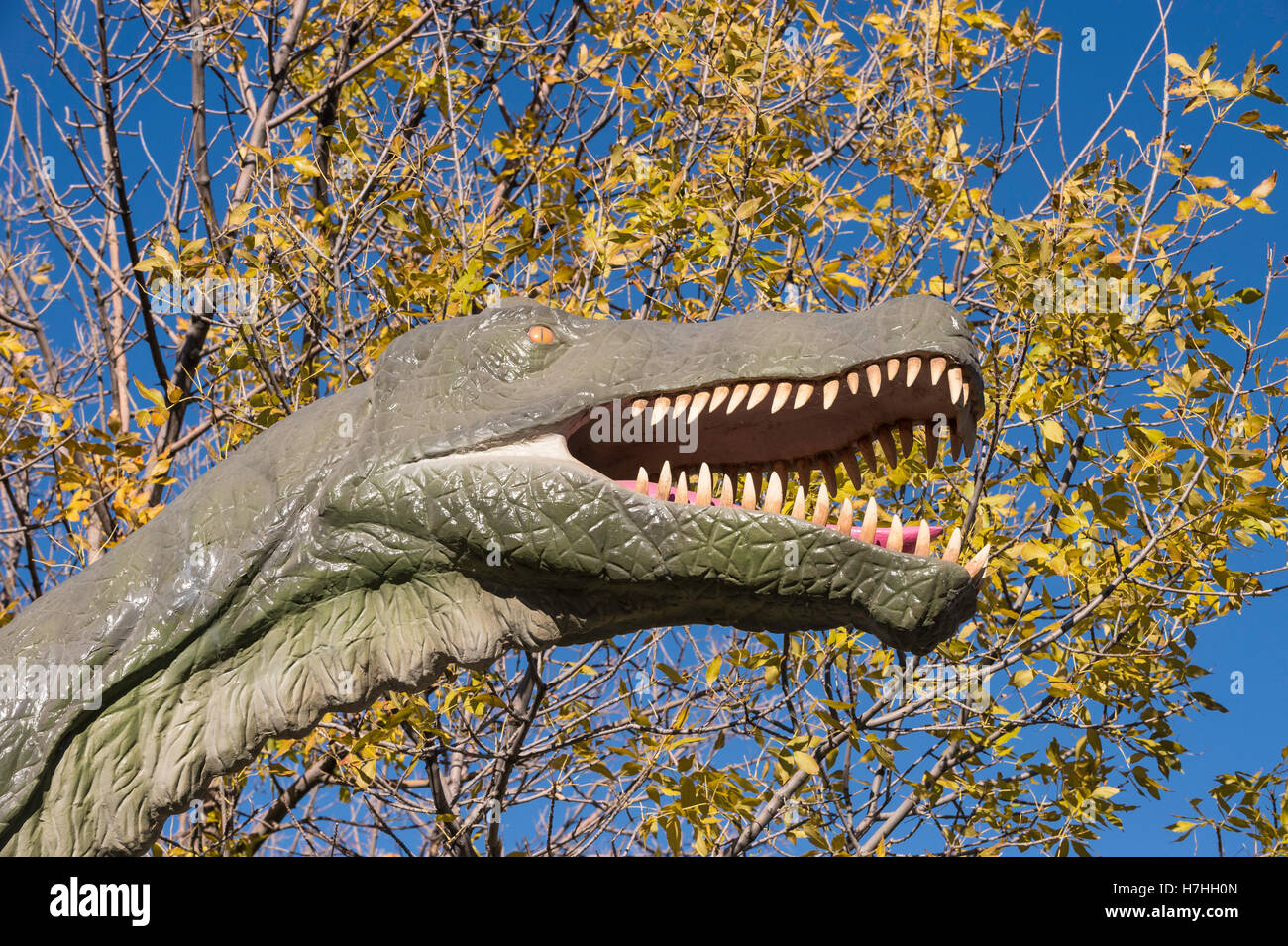 Baryonyx, theropod dinosauro, ricostruzione/modello Foto Stock