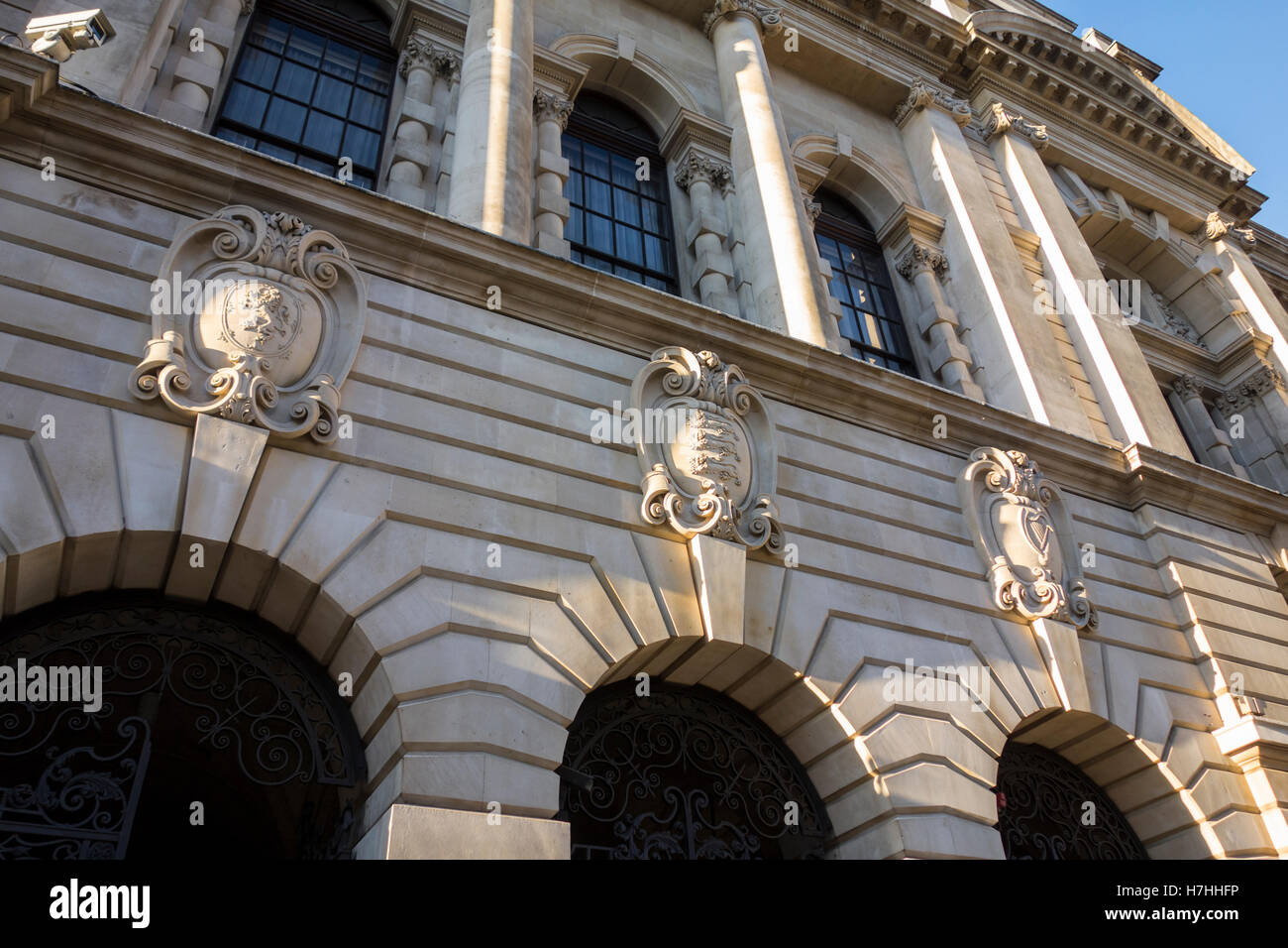 Vecchia guerra Edificio per uffici, Horse Guards Avenue, Westminster, London, Regno Unito Foto Stock