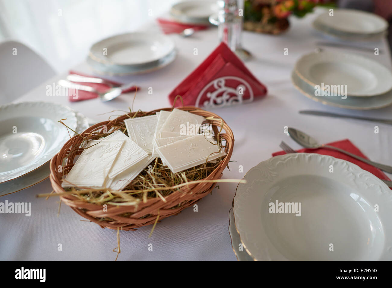 Simbolo di riconciliazione nel cestello Foto Stock